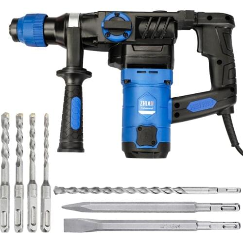 Electric Rotary Hammers Drill Impact Cordless Drill Electric Hand Drill Professional Concrete Industrial Grade Tools