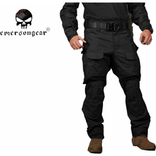 EmersonGear Gen3 Tactical Pants Airsoft Combat bdu Trousers with Knee Pads Black EM9351