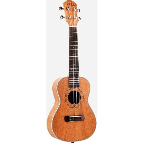 Hot Sale 21 inch Concert Ukulele 4 Nylon String Hawaiian mini Guitar Uku Acoustic Guitar Ukelele Mahogany Rosewood Gift UK2102