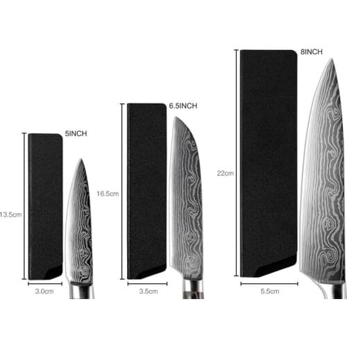 Kitchen Chef Knife Protector Fruit Knife Damascus Knife Scabbard