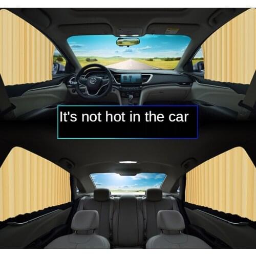 Magnetic sunshade shade Windows sunscreen insulation and magnetic suction rail car curtain gm car sunshade shade