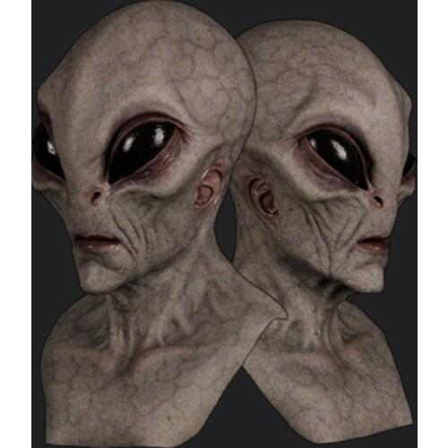 Halloween Alien Mask Scary Horrible Horror Alien Supersoft mask Magic Mask Creepy Party Decoration Funny Cosplay Prop Masks