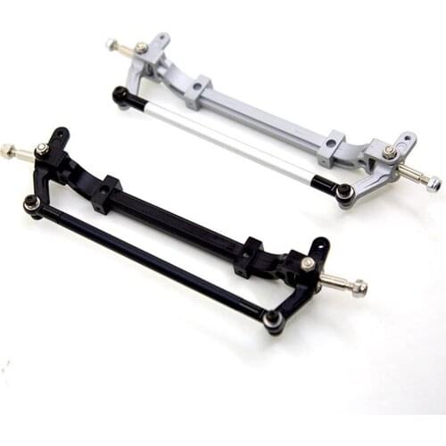 Metal Unpowered Front Wheel Axle with Tie Rod for Tamiya 1/14 RC Tractor Trailer RC Model Car Upgrade Parts