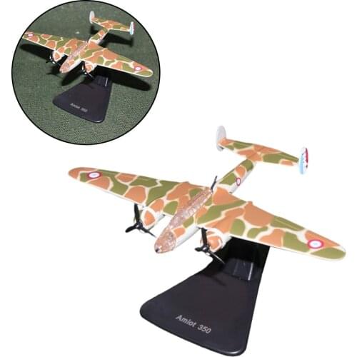 1:144 Alloy Diecast Airplane Model Metal Amiot 350 Bomber Planes Model Airplane for Collectibles Friend Gift Hobby Model Toy