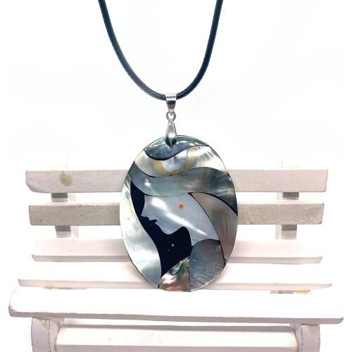 Pearl Shell Splicing Character Head Shape Pendant,Various Specifications of Fashion Necklaces,Used In Weddings