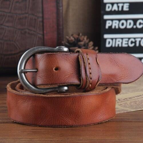 Belt Mens Top Cowhide Belt Classic Logo Luxury Casual Jeans Men Distressed Pin Buckle Wild Army Green Belt 3.8cm Ceinture Homme