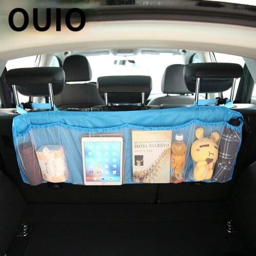 1Pcs Car trunk grid hanging bags Storage Net for Mitsubishi ASX Outlander Pajero Sport Saab 9-4 94 kia Sportage 2017 Accessories