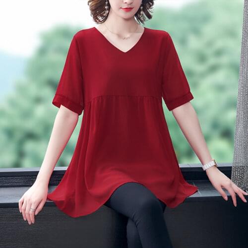 TaoYione Short Sleeve Blouses
