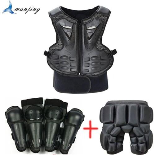 Universal Model 4-16 years Child Kids Youth Full Body Protect armor Vest Waistcoat Motorcycle Cycling Skating Elbow Knee armour