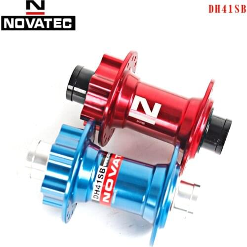 NOVATEC bicycle front hubs parts AM DOWNHILL DH 20mm*110mm 32H Bicicleta accessories Barrel shaft DH41SB bike bearing front drum