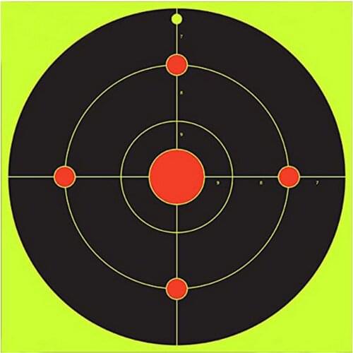 10pcs Fluorescent Target Shoot Arrow Archery Pasters