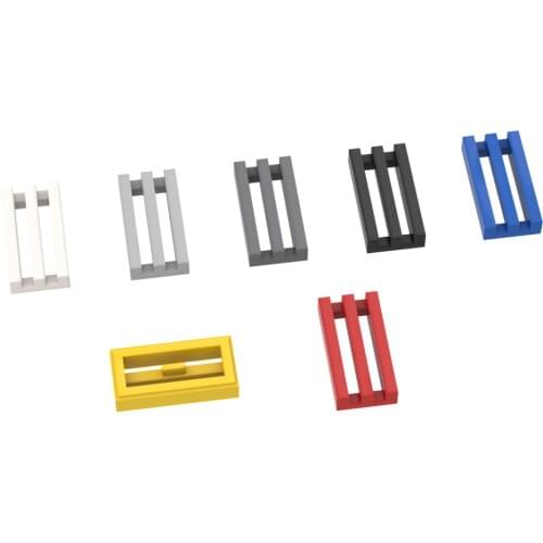 10PCS Building Blocks 2412 30244 Tile Spec 1x2 Grille Bottom Bricks Assembles Particles DIY Education Part Toy For Children Gift