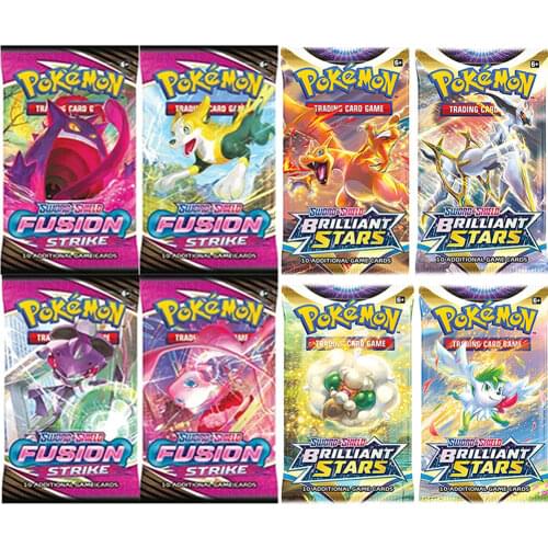 15kinds of Pokemon card toys, Shining Fates , Unified Minds ,Evolutions, Battle Styles Booster Box Collectible cards in bulk