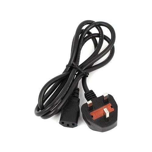AC 250V 13A UK Plug to C13 Outlet Power Adapter Cord Cable Wire 1.5M