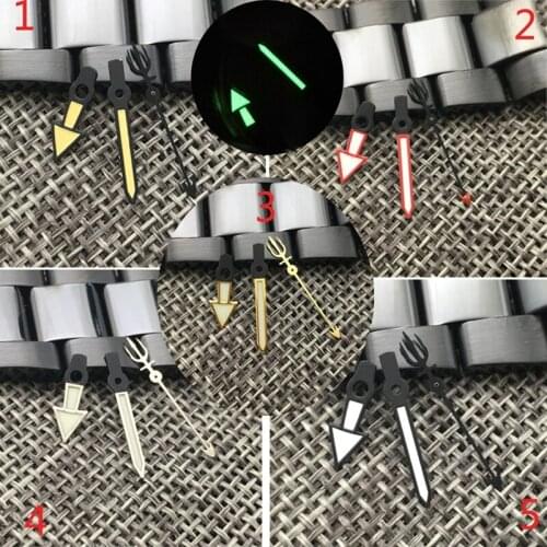 Watch Accessories Steel Modified Luminous Watch Pointer For NH35A/NH36A Movement Second Fork Watch Accessories