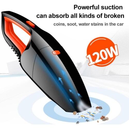 Car Wired Vacuum Cleaner Wet And Dry Mini Handheld Vacuum Cleaner Portable Powerful Cyclone Suction Dust Collector Car Appliance