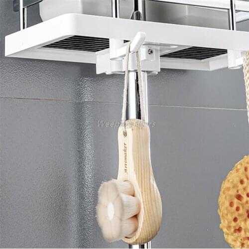 Shower Storage Holder Rack Bathroom Shelf Shampoo Tray Stand Floating Shelf
