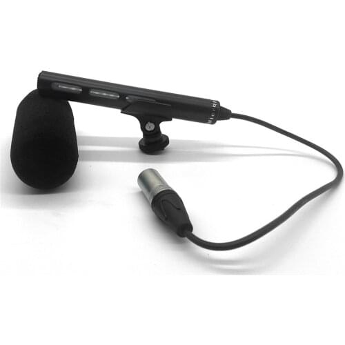 For Sony ECM-XM1 DSLR Camera Condenser Microphone Sharp Directivity Gun Microphone Video Interview Spare Accessory