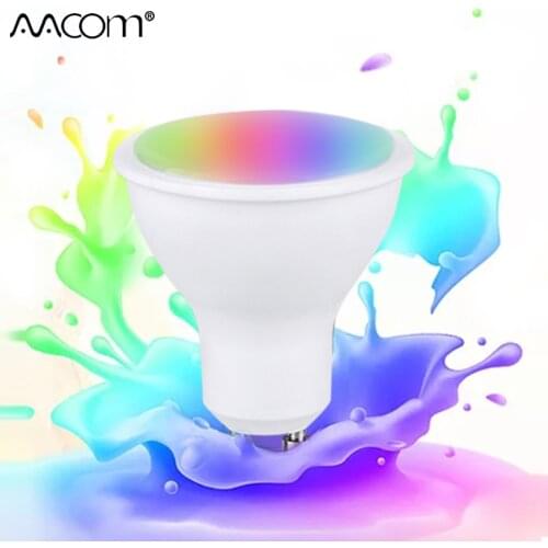 E27 GU10 LED RGB Bulb 5W 10W 15W RGB + White 16 Color LED Lamp AC85-265V Changeable Christmas New Year Light With Remote Control