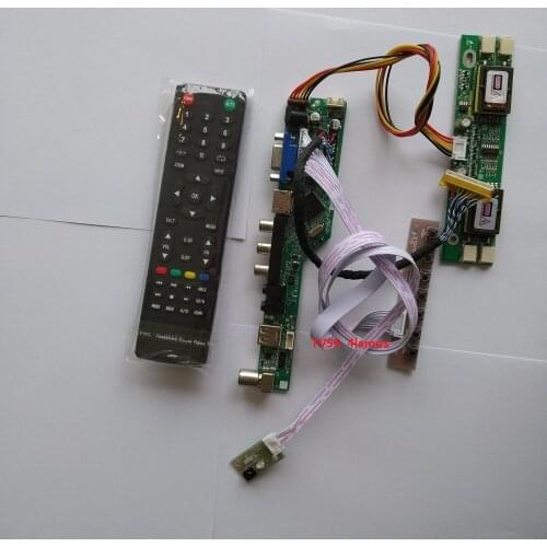 For LTM230HT01 Resolution 30pin AV TV card Digital Signal kit LCD 1920X1080 23" Controller Board 4 lamps Interface USB