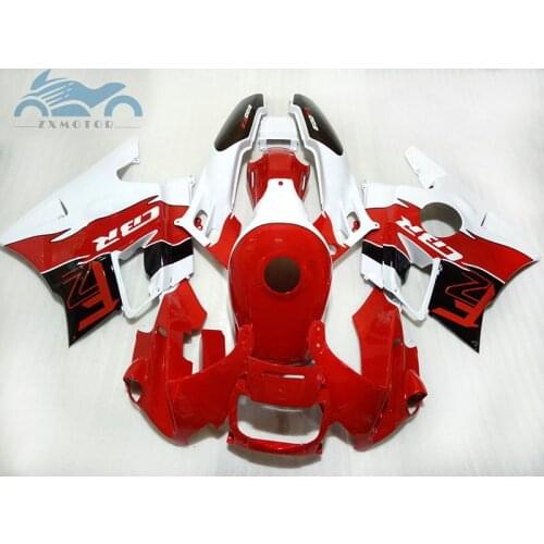 Body fairing set for HONDA white red 1991 1992 1993 1994 CBR600 F2 motorcycle road ABS fairings kit CBR 600 F2 91-94