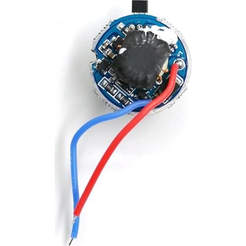 JYL9810 Magnetron Drive Plate Strong Light Flashlight 1-2 Section 18650 Battery Stepless Adjustable/ Push Switch Drive Board