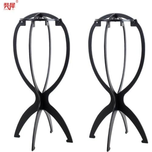 High Quality Wig Holder Multi-Purpose Use Hat Wig Hair Head Stand Travel Friendly Flexible Plastic Wig Stand Wig Accessories
