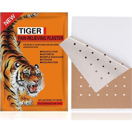 Tiger Balm Plaster Pain Relieving Patch Waist / Joint Ache Killer Parches 10Bags/40Pcs Health Care Dressing Medical Plasters