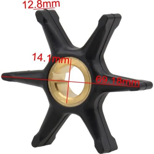 Water Pump Impeller For For Johnson Evinrude OMC 9.5HP 10HP 18-3003 377178 7755 Outboard Motor 6 Blades Boat Parts & Accessories