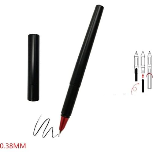 Jinhao 35 Series Fountain Pen Steel Barrel Airplane Extra Fine Tip Ink Pens Office Business School Writing Calligraphy A6118