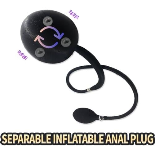 Sex Shop Huge Inflatable Anal Plug Prostate Massager Vagina Anus Expansion Beads Butt Plug Anal Sex Toys For Men Woman Product