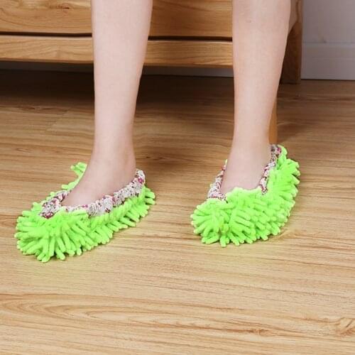 Mop slippers mop shoe covers lazy shoes household mop shoes rag slippers feet removable floor shoes cleaning wipe