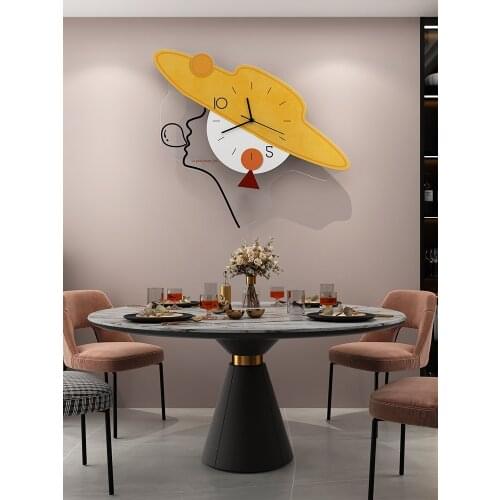 Northern European Art Modern Wall Clock House Decoration Living Room Decoration Creative Wall Digital Clock Wall Watch Creative