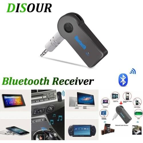 DISOUR Bluetooth Audio Receiver Stereo 3.5mm Jack AUX Bluetooth Adapter MP3 Car Transmitter Wireless Speaker Headphone Adapter