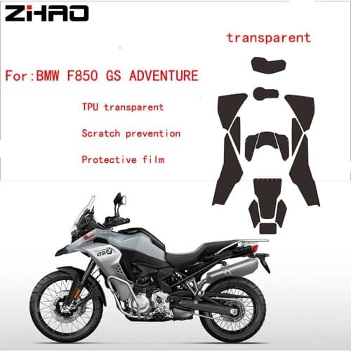 Motorcycle Tank Protector Sticker The whole car TPU transparent Protection Scratch Decal Gas For BMW R F850GS F850 GS ADVENTURE