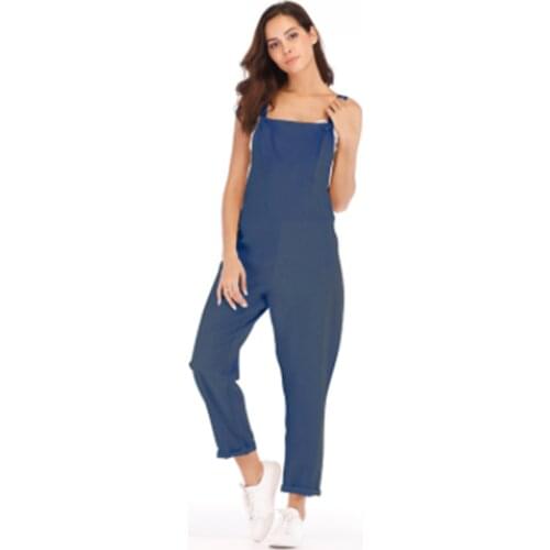 Jumpsuit women Loose plus size cargo pants one-piece strap overalls casual trousers fashion streetwear cute sexy clothings 2021