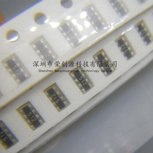 100PCS SMD Exclusion Network Resistor Array 0603*4P 8P4R 4D03 5.1K 512 5