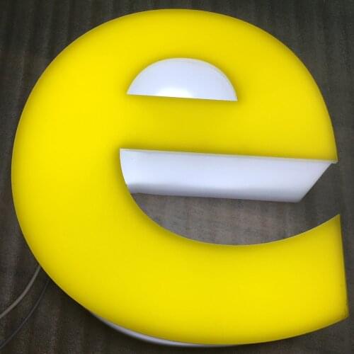 3D Acrylic Letters; Front & Side Lit Signages, Customized Channel Letters, Building Signs
