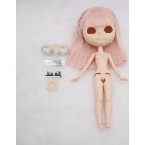 Doll accessories hair scalp and eye mech for DIY customization Nude blyth doll