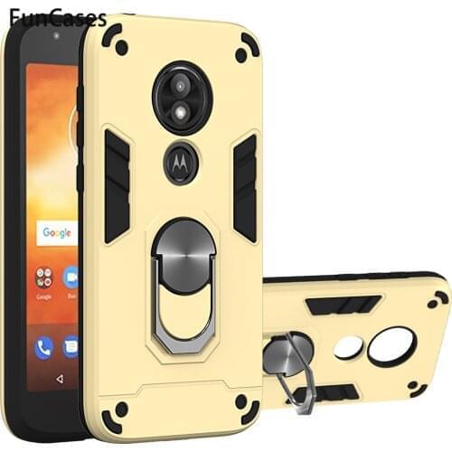 Car Magnetics Finger Ring Holder Coque Silicone Shell For Moto E5 Play European Version Etui Moto telefoon E5 Play Armor Cases