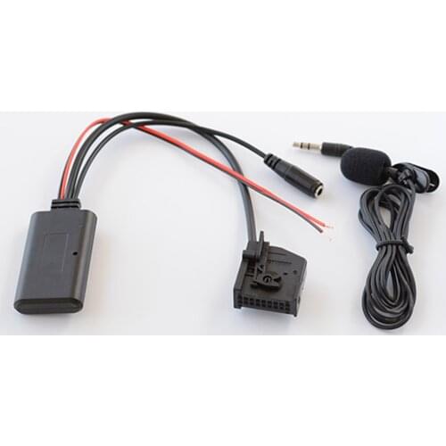 Car Bluetooth Music Receiver Aux Adapter Calling Mic Handsfree Cable For Mercedes Benz Comand 2.0 APS W203 W209 W211