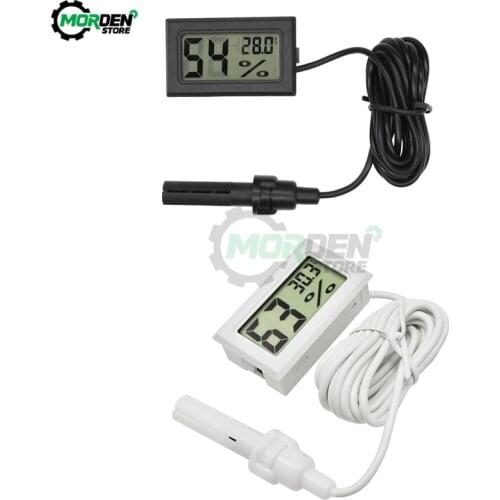 Mini LCD Digital Temperature Humidity Sensor Meter 1.5m Thermometer Hygrometer Temperature Controller Soil Moisture Detector
