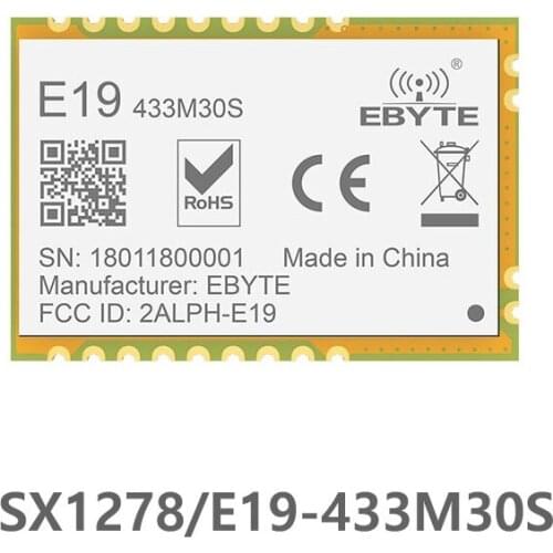 E19-433M30S Lora Long Range SPI SX1278 433MHz 1W Stamp Hole Antenna IoT uhf Wireless Transceiver Transmitter Receiver Module