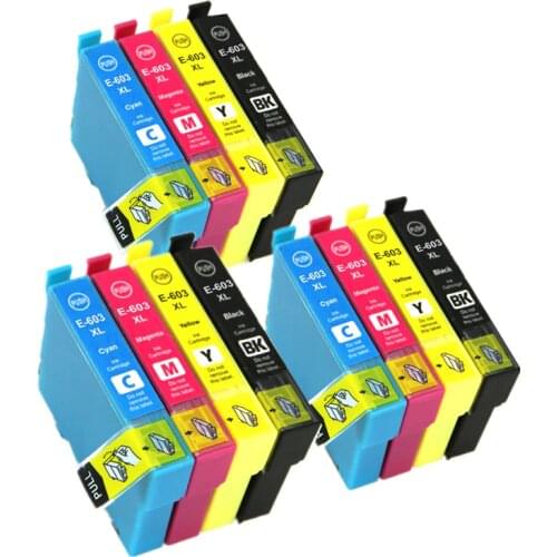 BLOOM Compatible for EPSON T603XL 603 XL ink cartridge for EPSON WorkForce WF-2830DWF/WF-2835DWF/WF-2850DWF/WF-2810DWF