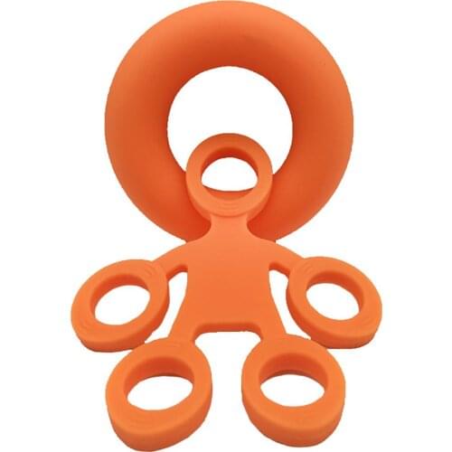 Hand Finger Grip Strengthener Exercise Rings Extensor Resistance Stress Relief Hand-Grips kids toy