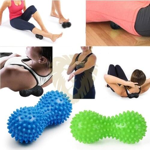 Peanut Fitness Massage Ball Spiky Trigger Point Relief Muscle Pain Stress Peanut Ball Therapy Health Care Muscle Relex Apparatus