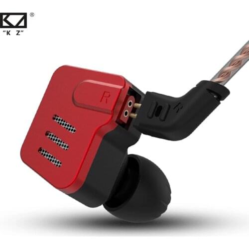 KZ BA10 Metal Earphones 5BA Balanced Armature Driver HIFI Bass Headphones In Ear Monitor Sport Headset Noise Cancelling Earbuds