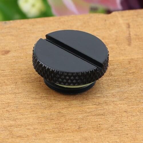 G1/4 Black Thread Low Profile Plug for PC Water Cooling Radiator Reservoir PC Computer Water Cooling Accessories