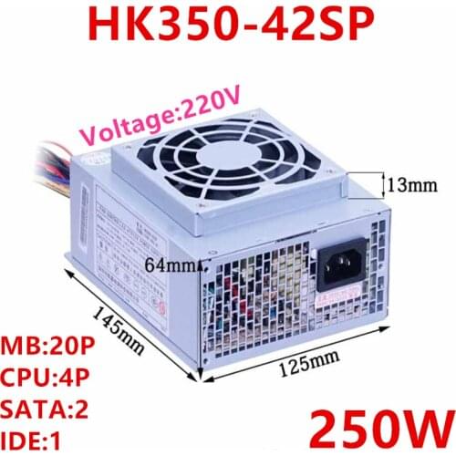 New PSU For Huntkey MICRO MATX-2403 800 100 3000 250W Power Supply HK350-42SP HK350-41SP hk320-42sp/41sp hk300-41dp HK400-55AP
