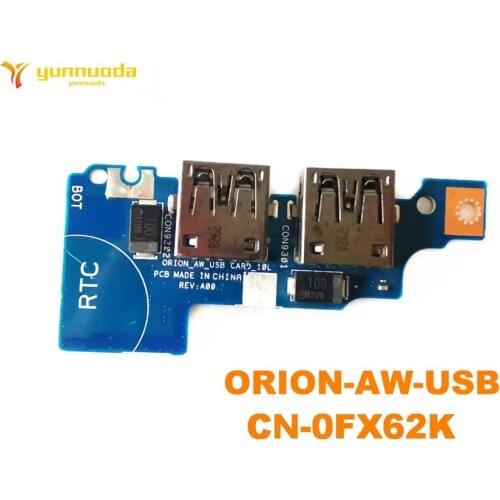 Original for DELL QRI0N CN-00RPC0 USB board ORION-AW-USB CN-0FX62K tested good free shipping
